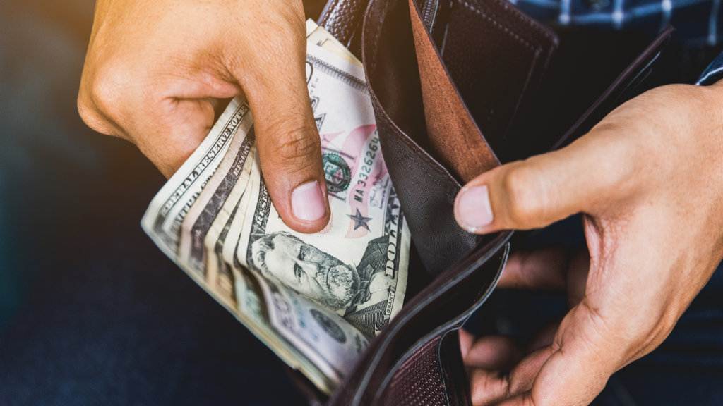 Money in wallet