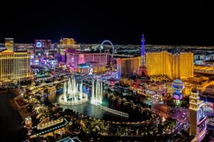 Las Vegas strip night