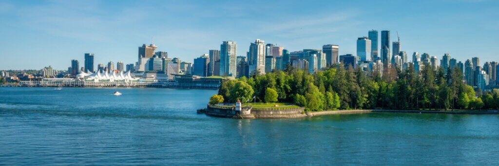 BC vancouver skyline