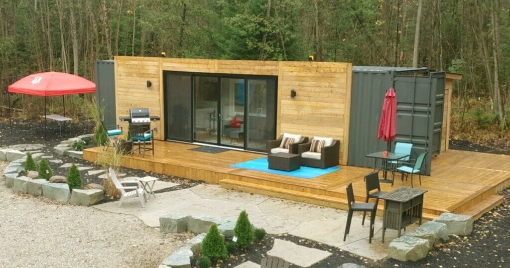 The Den – 40ft Shipping Container Tiny Home