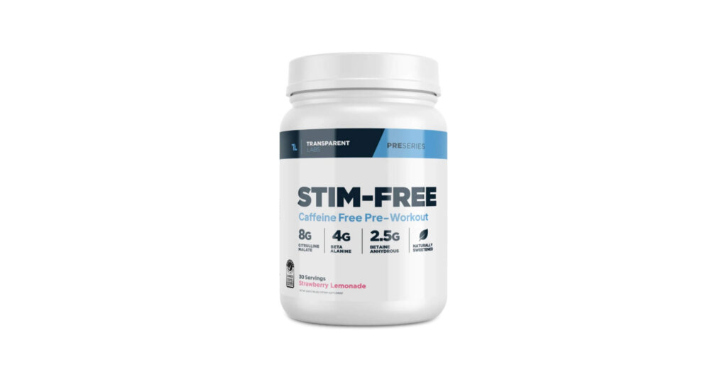 Transparent Labs Stim-Free Pre-Workout
