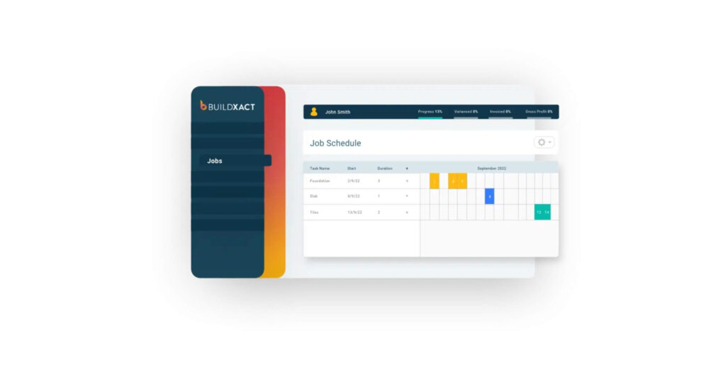 demo of buildxact app