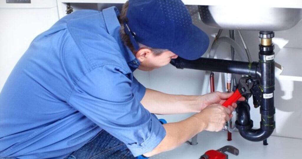 plumber working