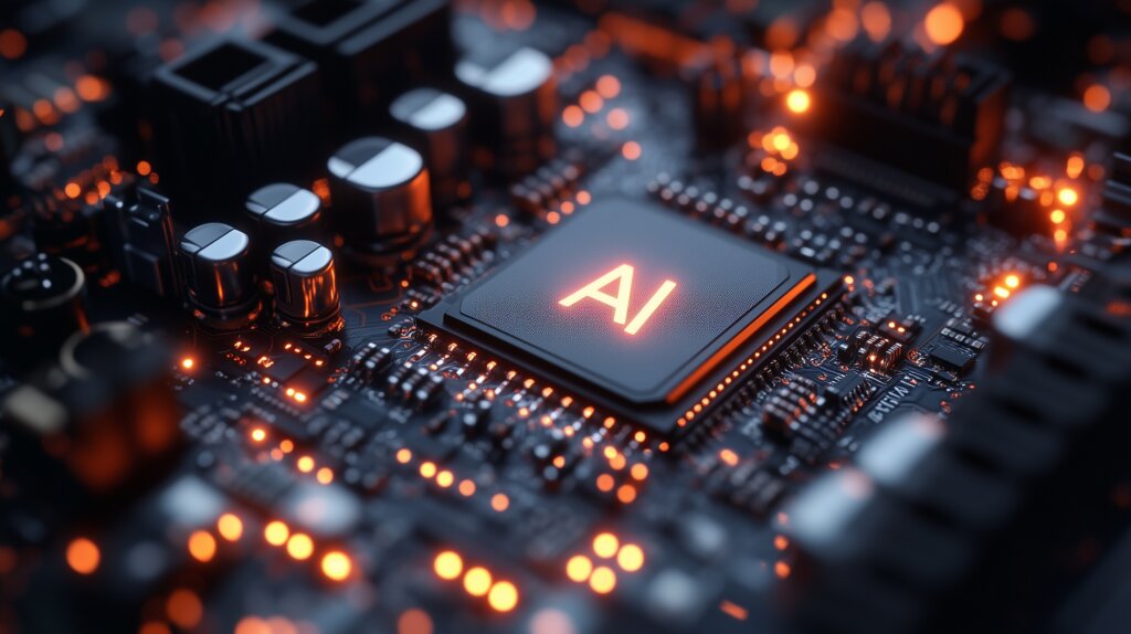 Ai Logo On A Chip