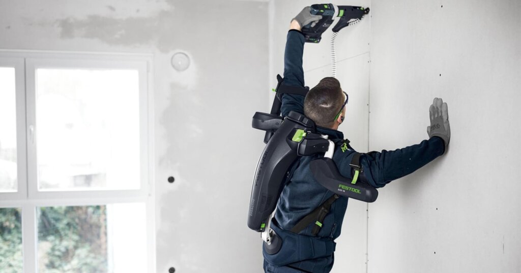 festool exoactive exoskeleton being used
