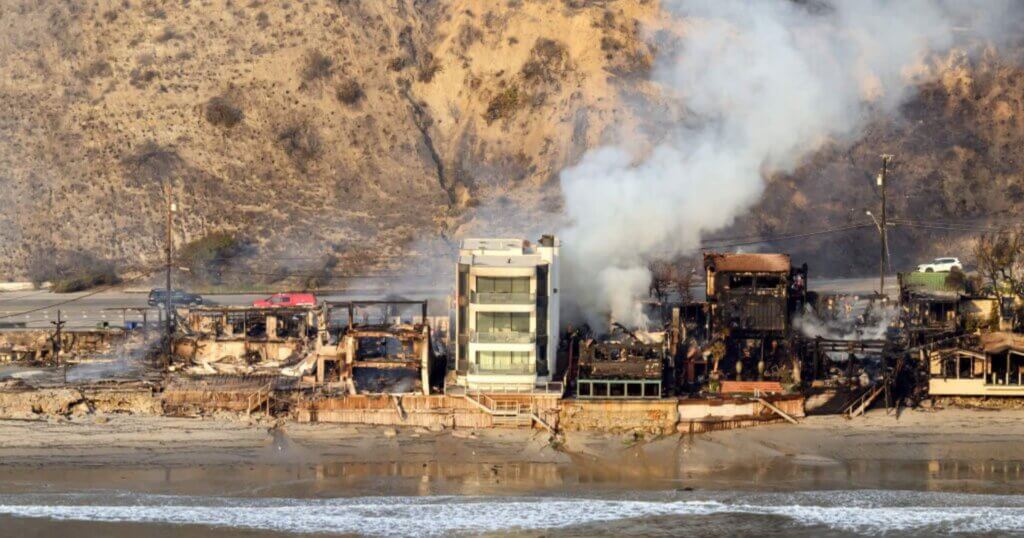 David Steiner’s Malibu home that survived the LA fire