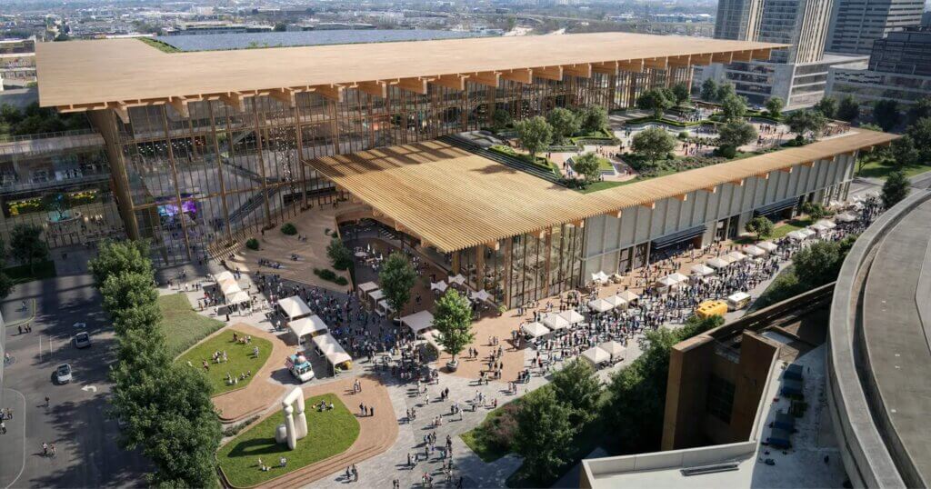 Houston’s convention district rendering