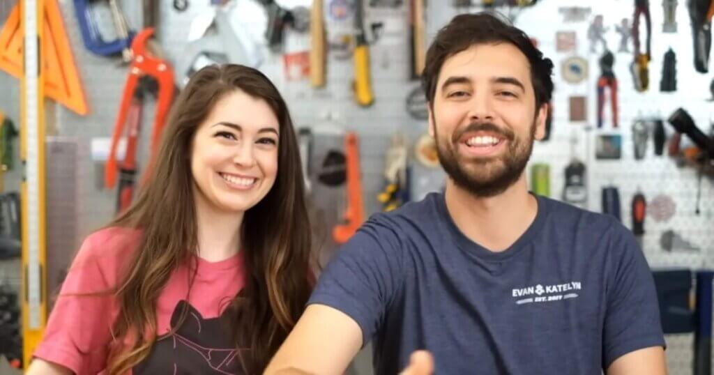 Evan and Katelyn construction influencers