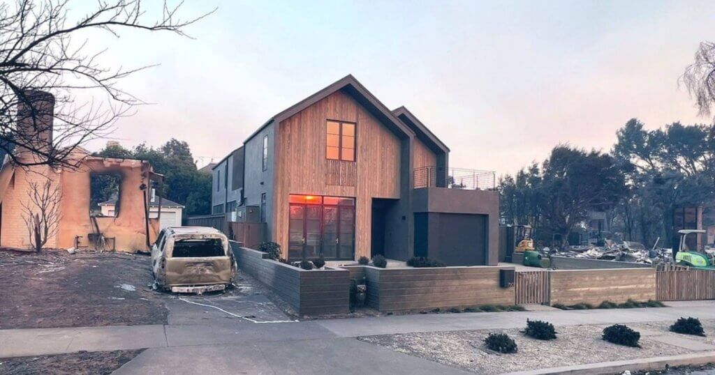 greg chasens home that survived the LA fire