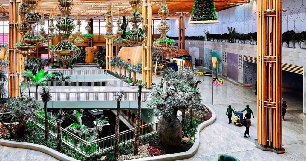 Bengaluru International Airport Indoor Rainforest - Bangalore, Karnataka, India - March 15 2024
