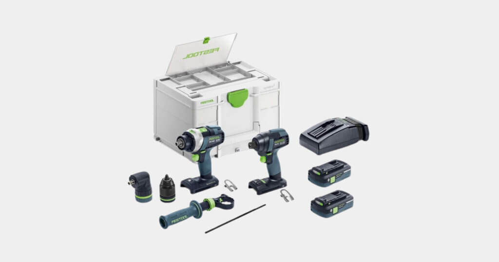 Festool Impact Driver and Drill set TID 18 HPC I-Set TPC 18/4