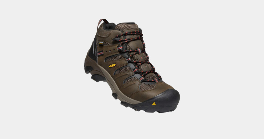 KEEN Utility Lansing Mid Waterproof Steel Toe Work boots