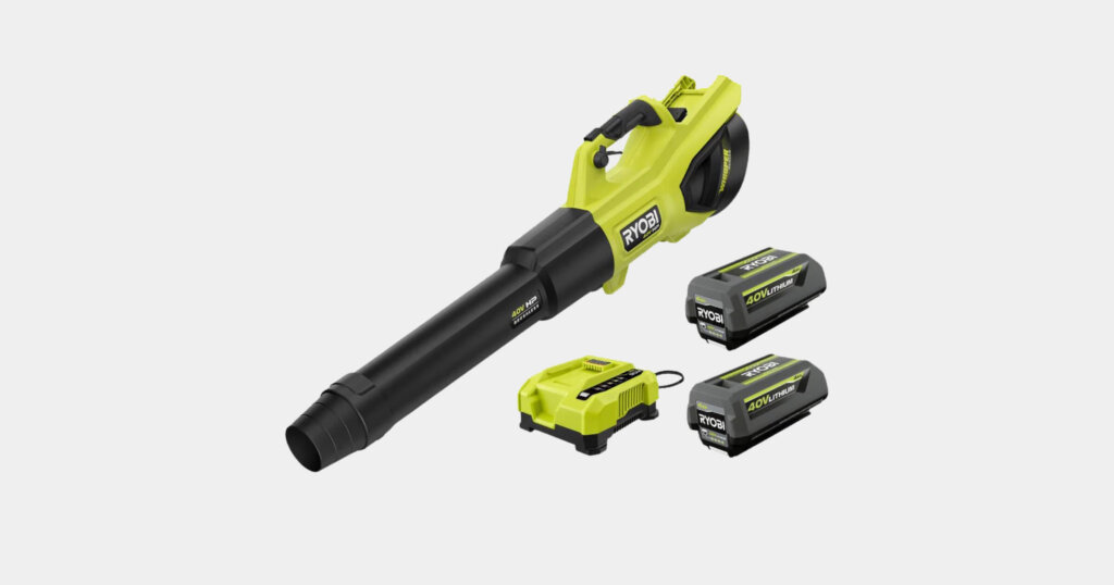 Ryobi 40V HP brushless 730 CFM whisper-series leaf blower.