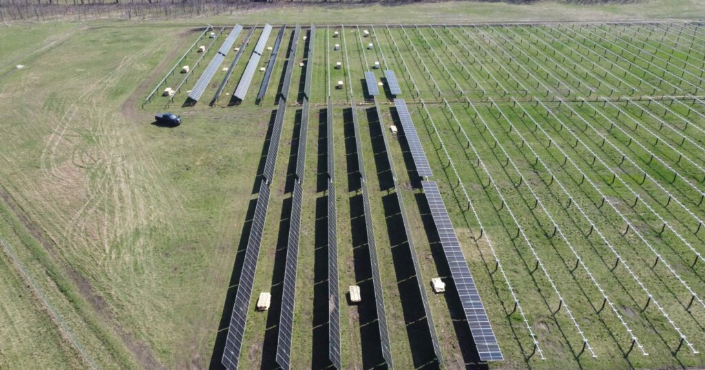 mammoth solar project under construction