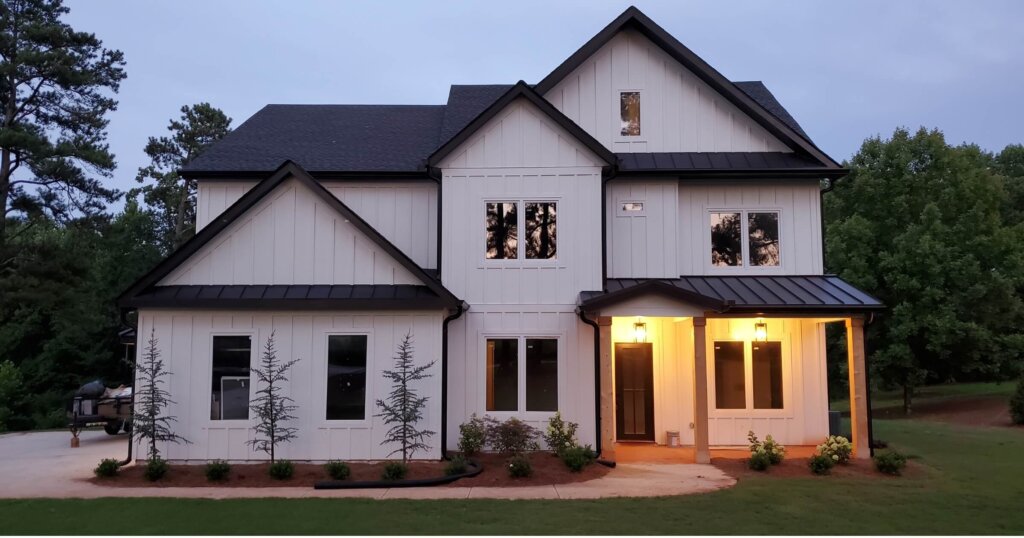 New modern home with custom features.
