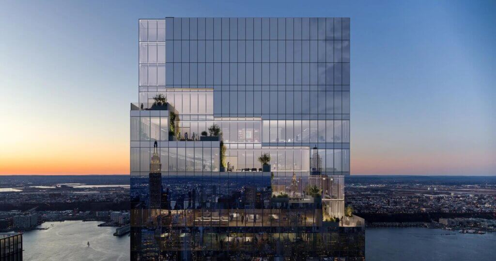 The spiral building by BIG in new york