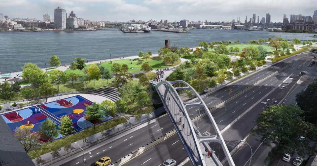 East Side Coastal Resiliency Project rendering