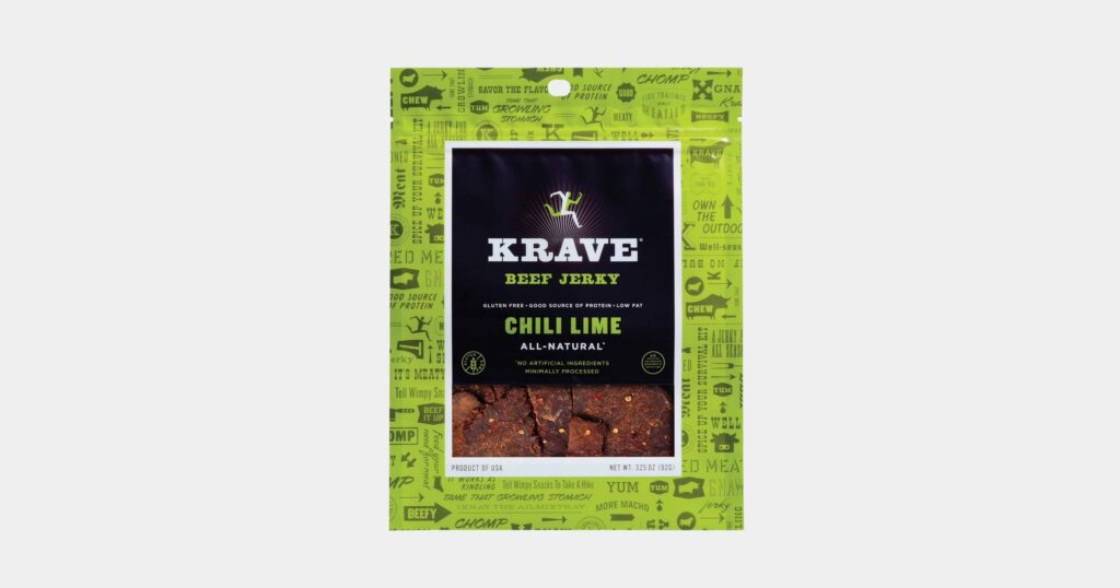 Krave chili lime beef jerky