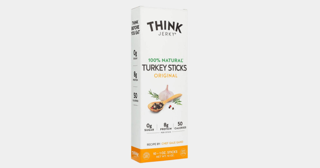 Think Jerky free-range turkey sticks