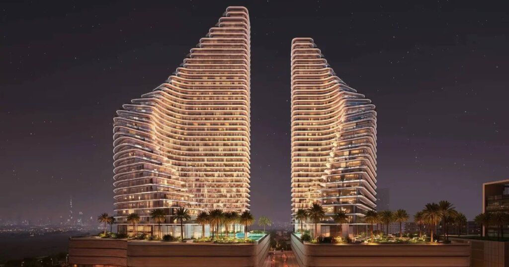 bighatti flare dubai twin towers rendering