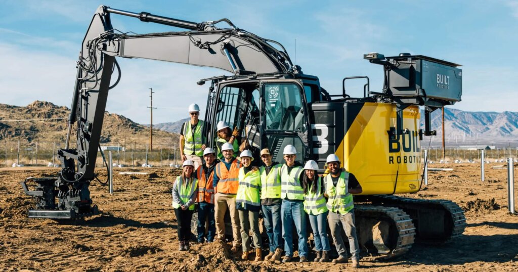 built robotics autonomous excavator