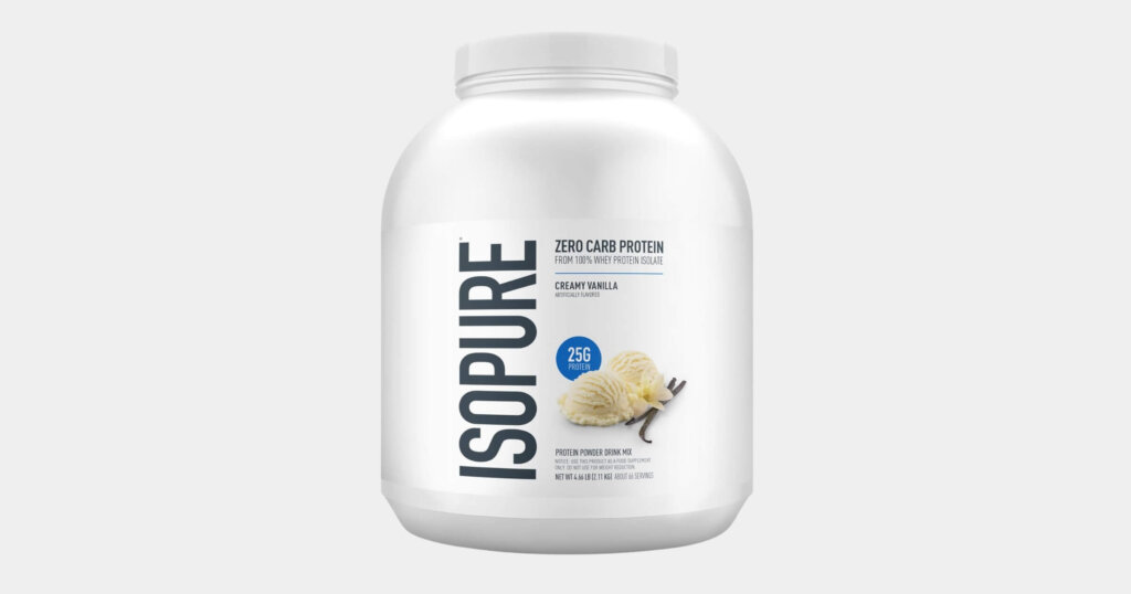 Isopure zero carb whey protein isolate