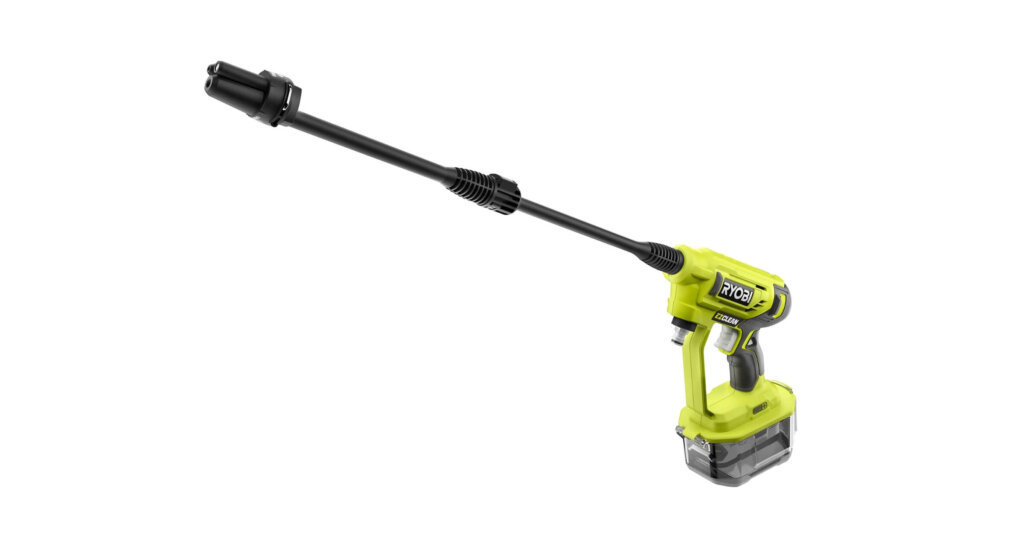 Ryobi 18V ONE+ EZClean battery-powered pressure washer