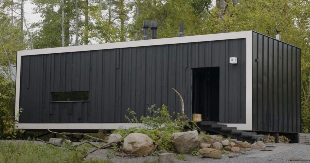 Tiny house shadow exterior