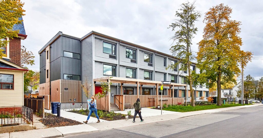 Modular Supportive Housing project in Toronto