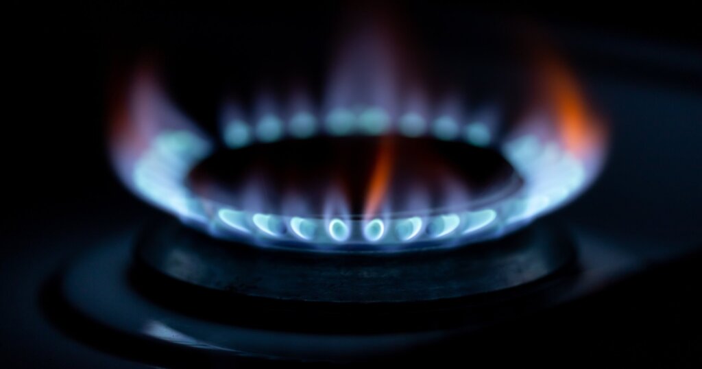 Natural gas used in homes