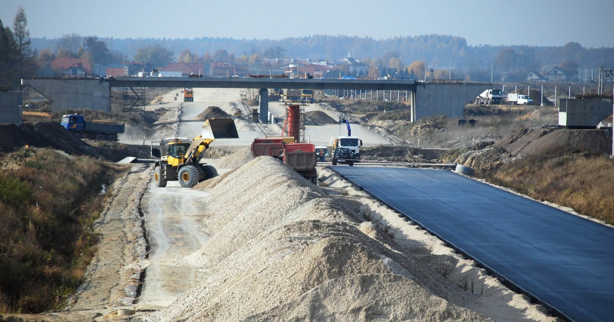 Construction of a highway