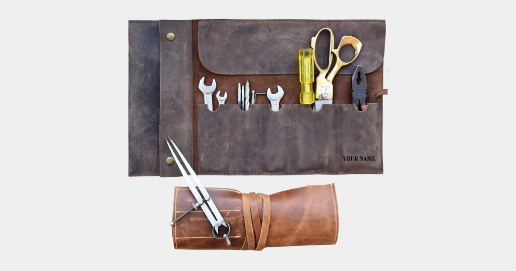 Custom Leather Tool Roll
