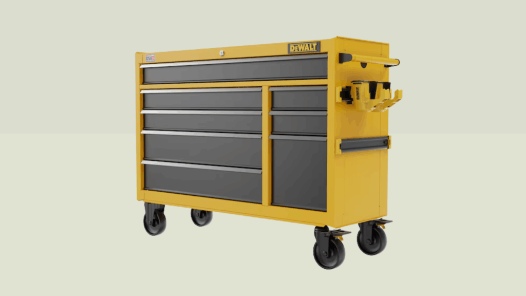 DEWALT 52” 8‑Drawer Rolling Tool Storage Cabinet