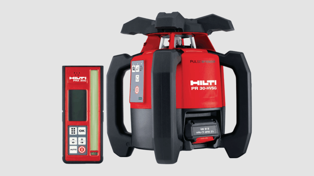 The Hilti PR 30-HVS Rotating Laser Level is part of the best Hilti tools
