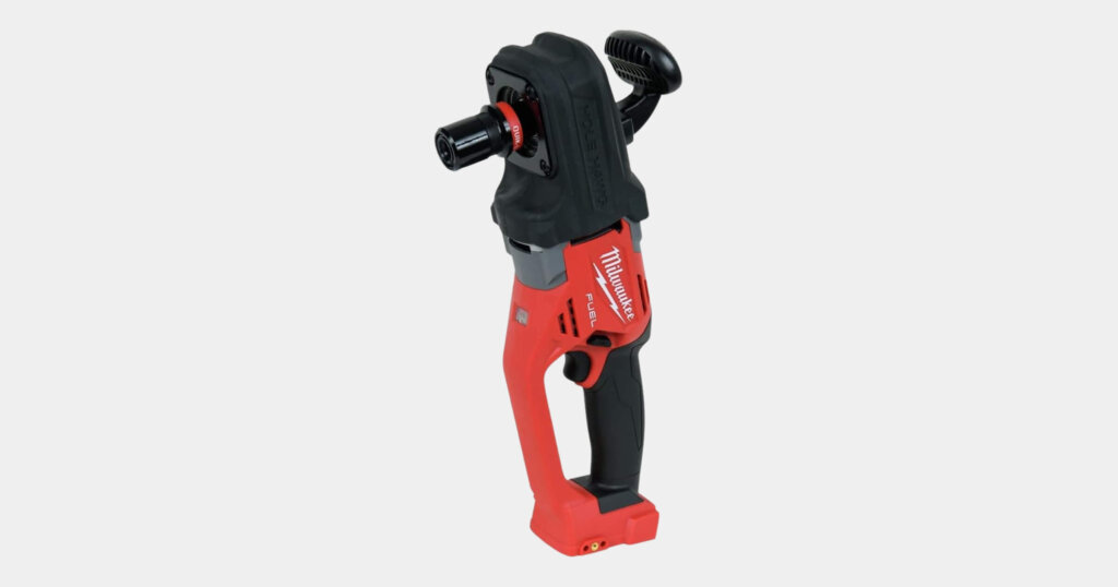 Milwaukee M18 Fuel Hole Hawg. Best right-angle drill.