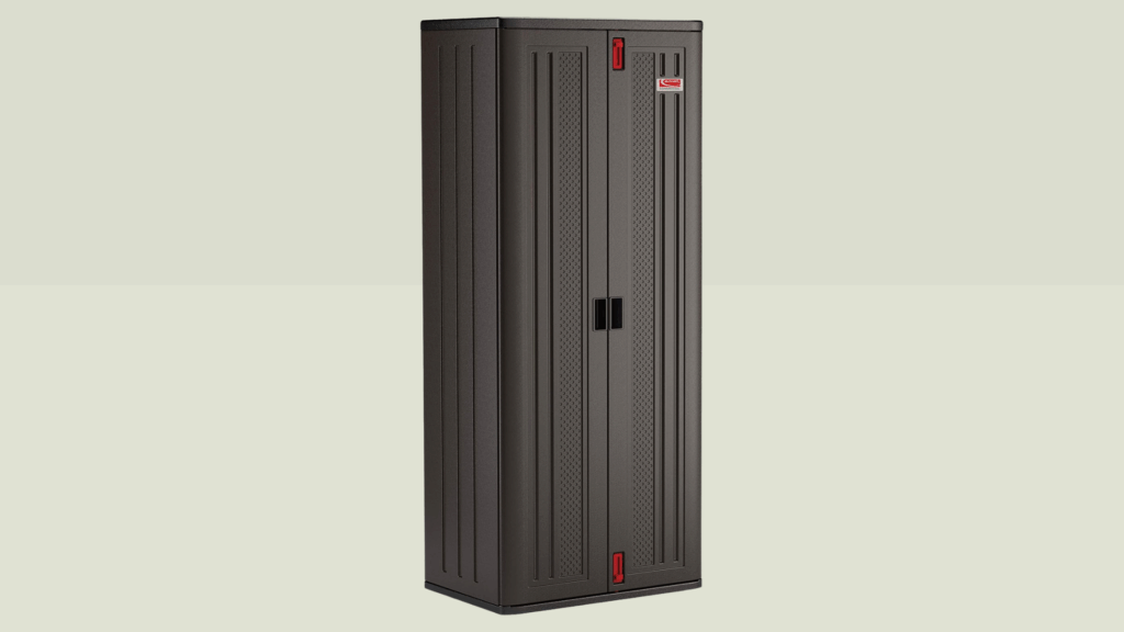 Suncast Commercial Heavy-Duty Resin Tool Storage Cabinet