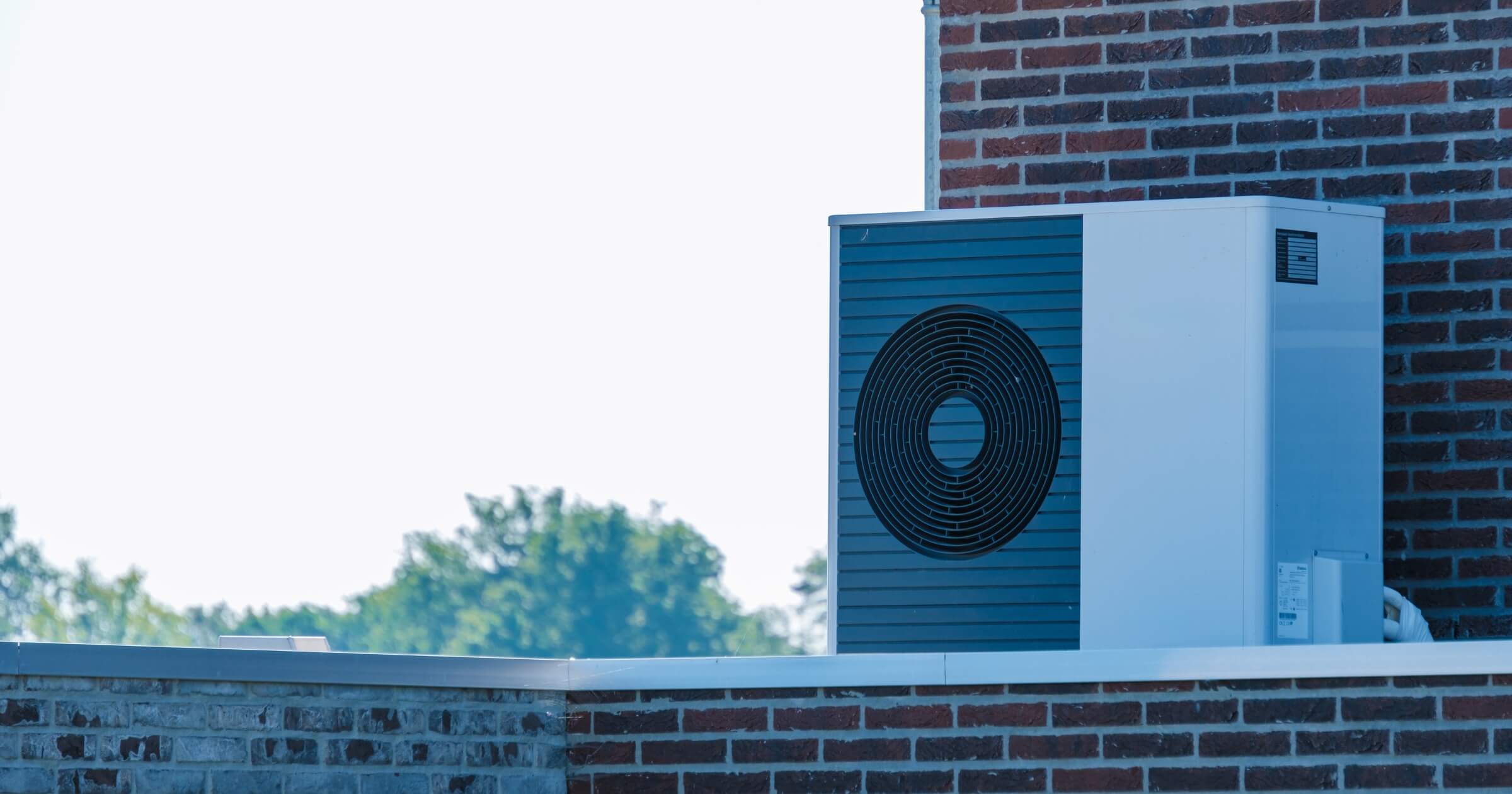 An air source heat pump