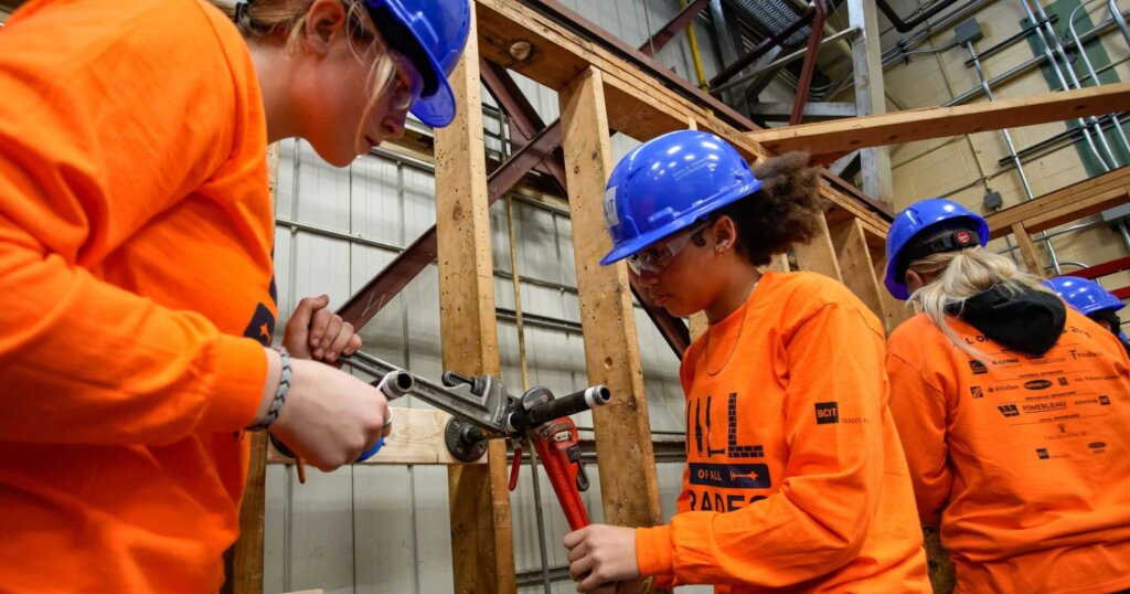 students participated in the Skill Trade workshops