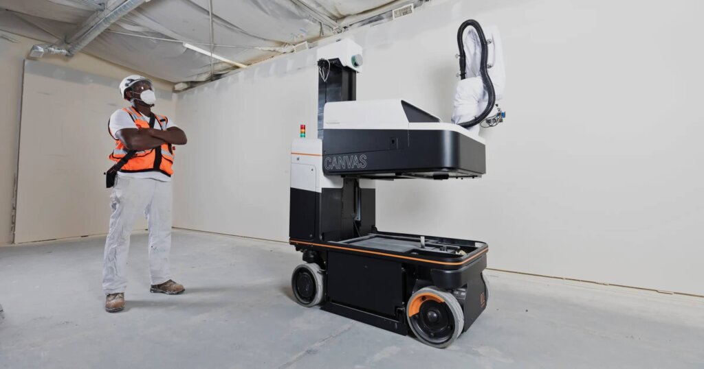 The urgent skills shift that’s desperately needed in construction 1 Construction drywall robot on a construction site