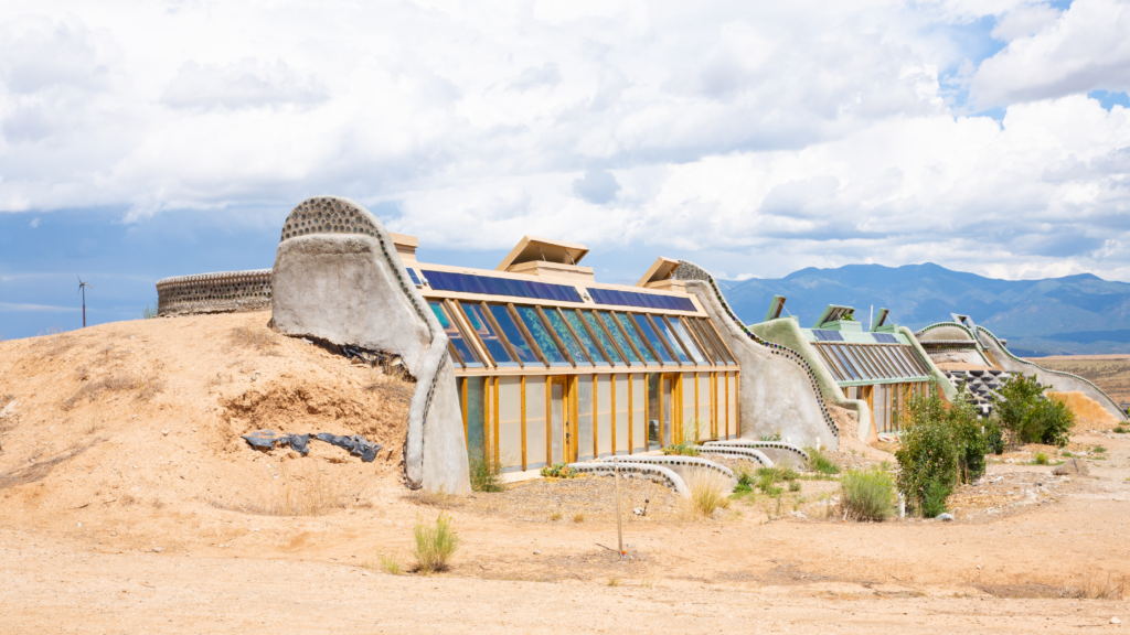 Example of earthship home