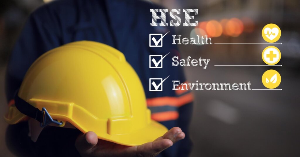 safety concept in construction, HSE.