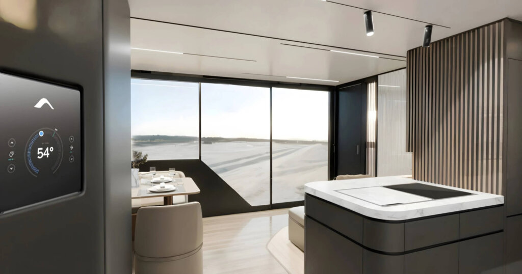 interior of the AI Transformer Home Trailer (AI-THt)