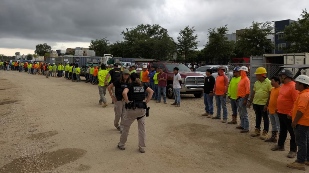 ICE raids at a construction site in Florida lead to arrests