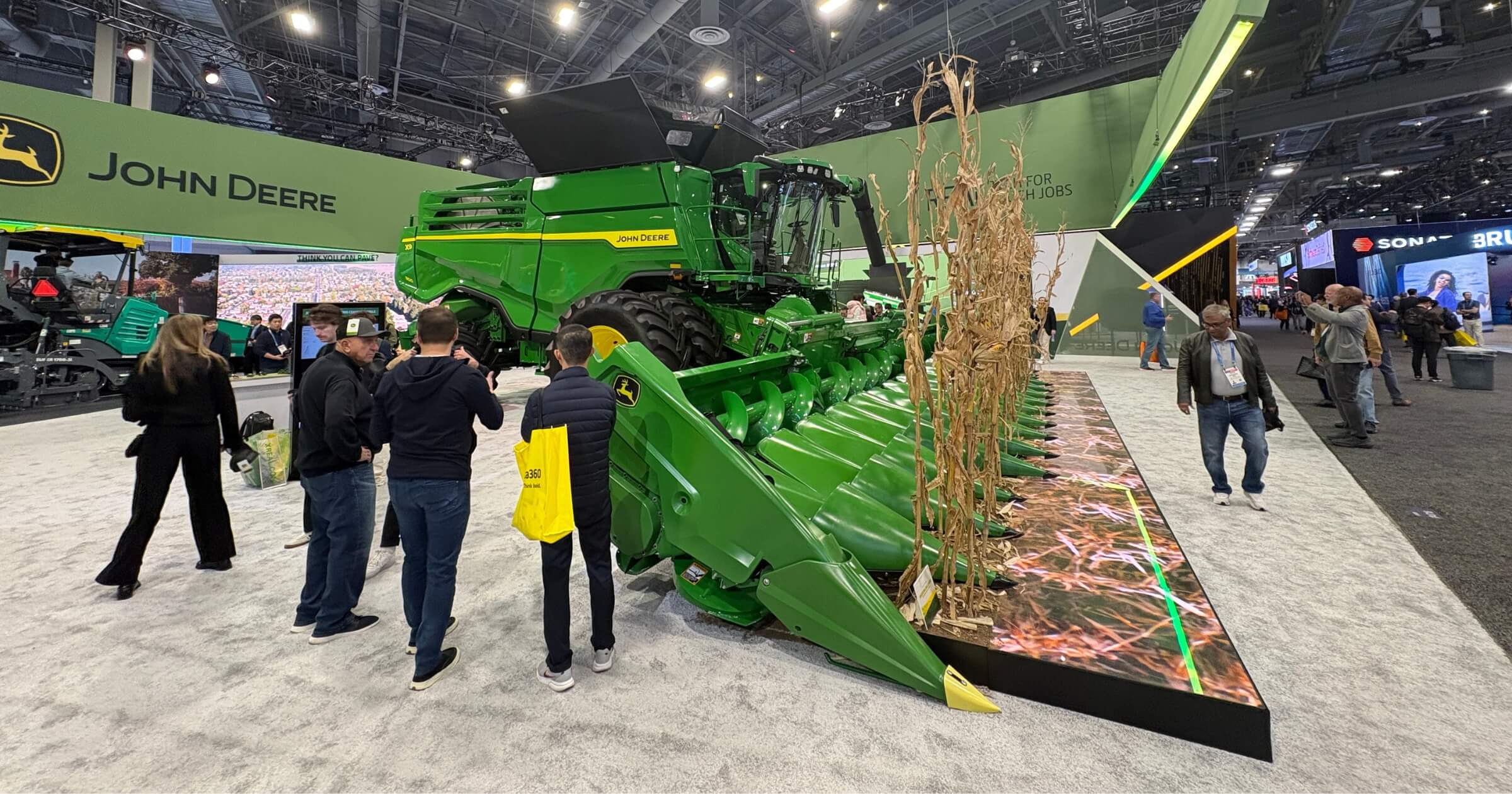 The John Deere X9 1100 Combine at CES 2026