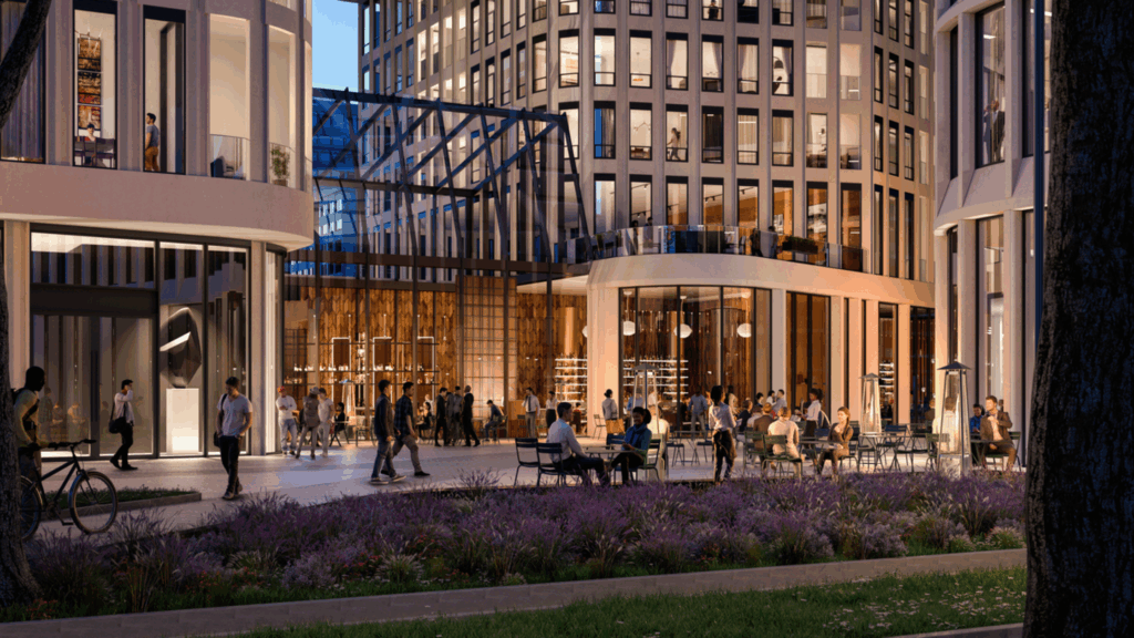 Hariri Pontarini projects shaping Toronto (and beyond) 1 Street-level rendering of Hariri Pontarini's Artists’ Alley in Toronto