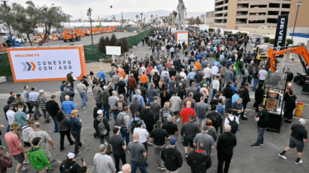 People entering at CONEXPO/CON-AGG 2023