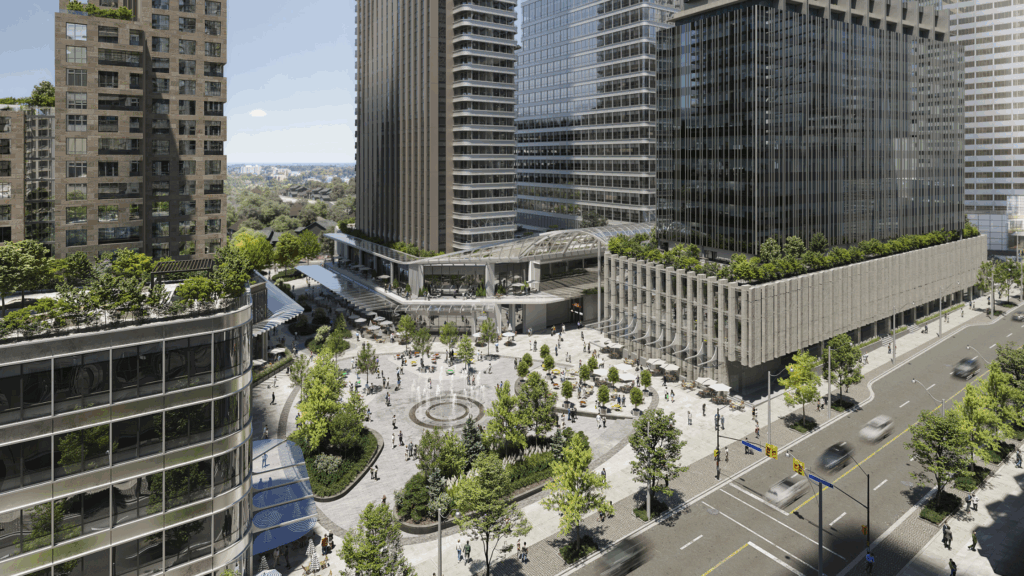 Hariri Pontarini projects shaping Toronto (and beyond) 10 View of Canada Square Master Plan from above