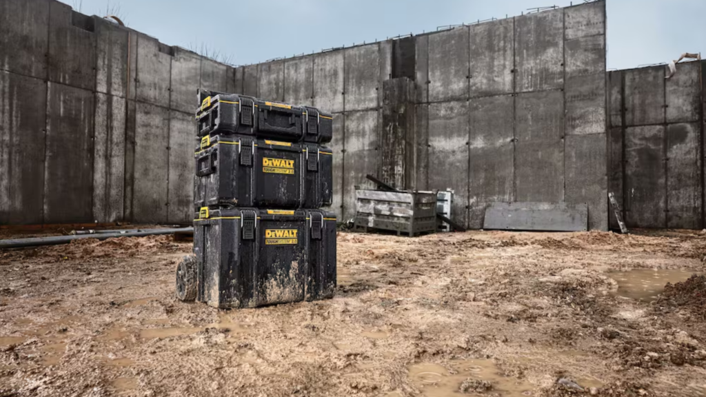 DeWalt TOUGHSYSTEM 2.0 3‑Piece Modular Tool Box Tower