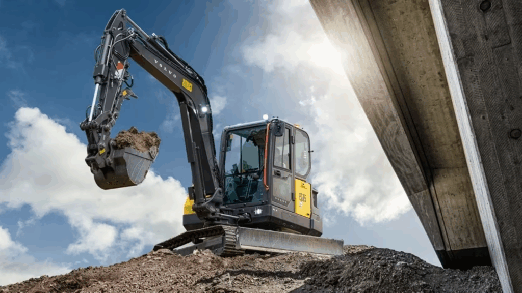 Volvo EC65 crawler excavator