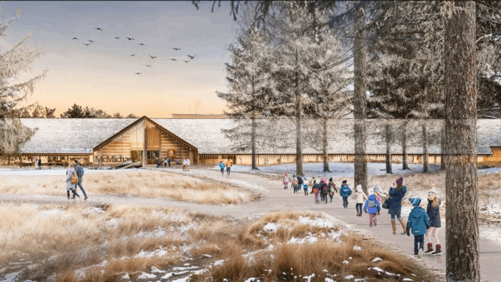 Hariri Pontarini projects shaping Toronto (and beyond) 6 Exterior rendering of Hariri Pontarini project at McMichael Canadian Art Collection